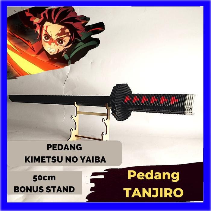 Pedang Lego Tanjiro Kimetsu No Yaiba Brick Blok Kode 998