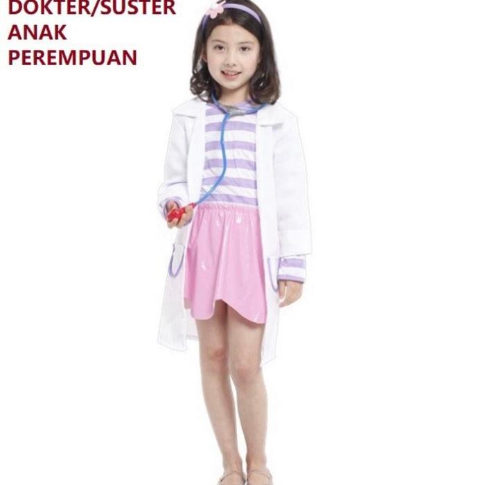 Kostum Suster Halloween Baju Dokter Anak Cosplay Roleplay Costume