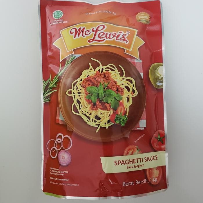 

Pilihan- Mc Lewis Spaghetti Bolognese Sauce - 1Kg