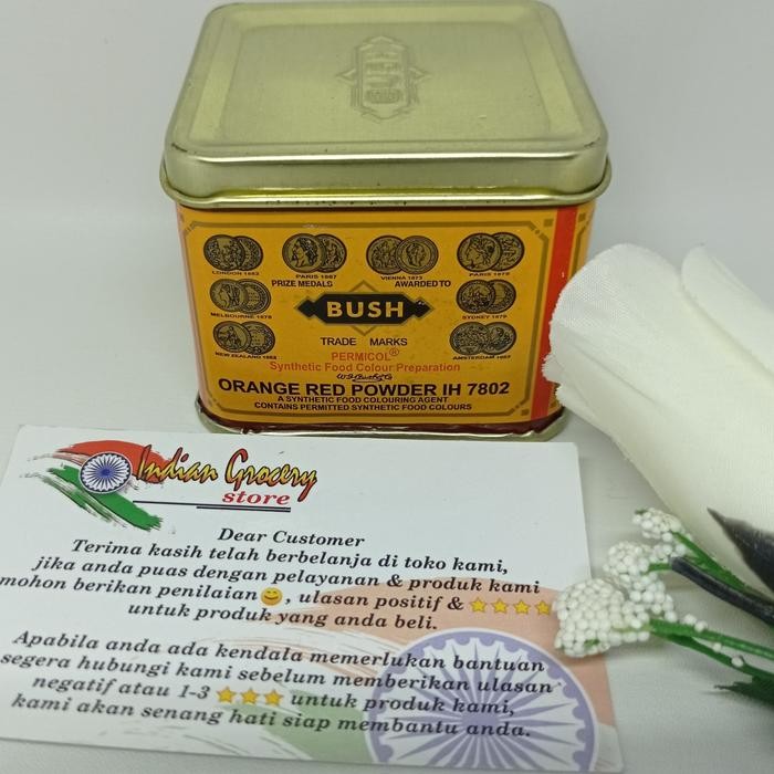 

Pilihan- Bush Orange Red Powder 100Gr