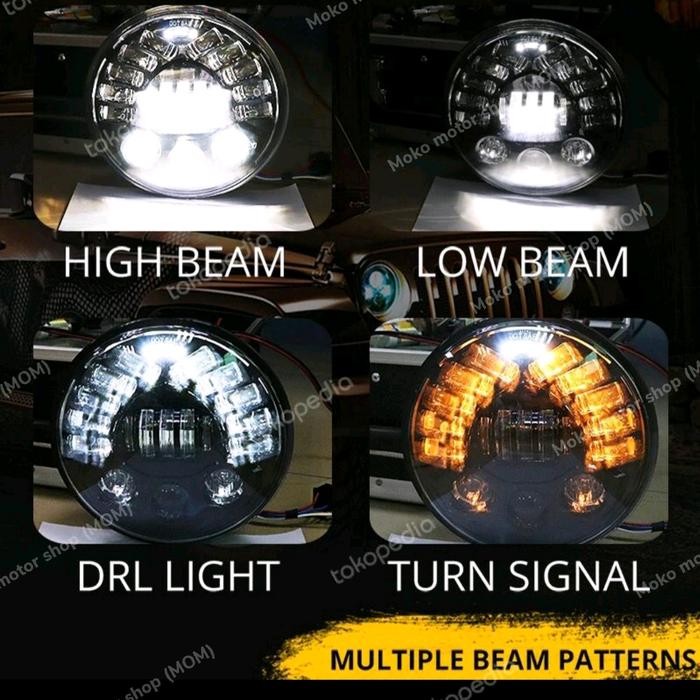 Limited Lampu Depan Led Mobil Jimny 7 Inch 12 Volt Model Spider Terlariss 