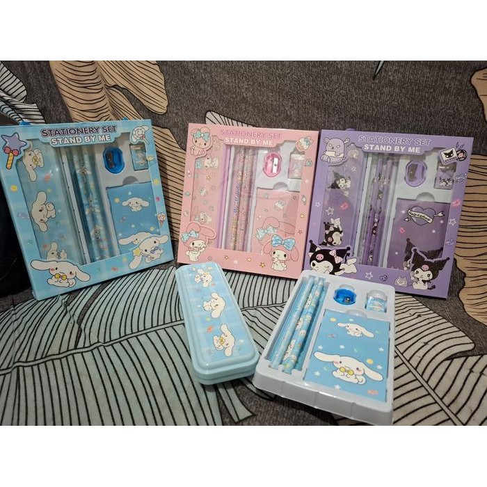 

Bisa Termin! Pensil Set 7 In 1 Sanrio Cinnamoroll Kuromi Melody / Stationery Set 7 In 1 / Alat Tulis
