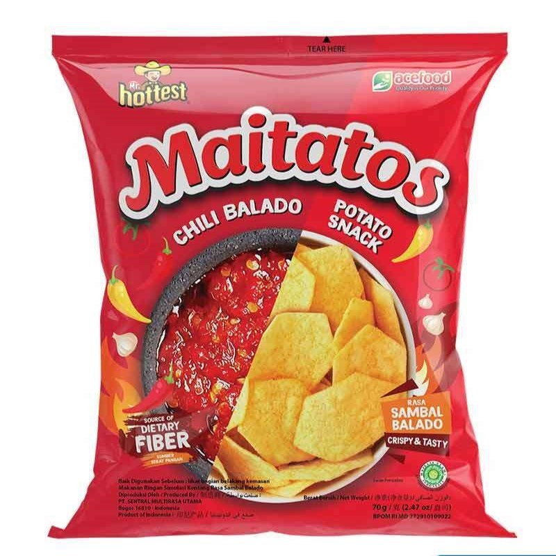 

Maitatos Potato Chili Balado 70G