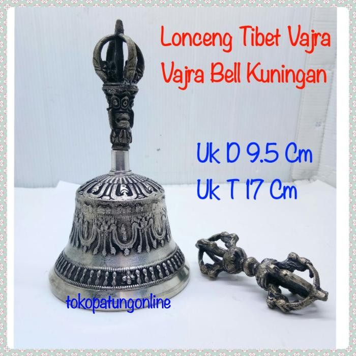 Lonceng Tibet Vajra Kuningan 01