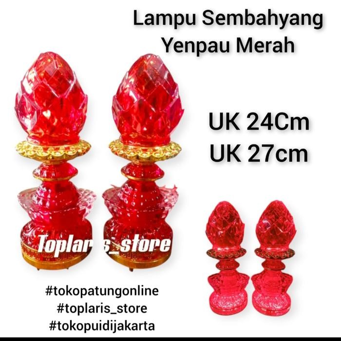 Lampu Sembahyang Yenpau Merah Led