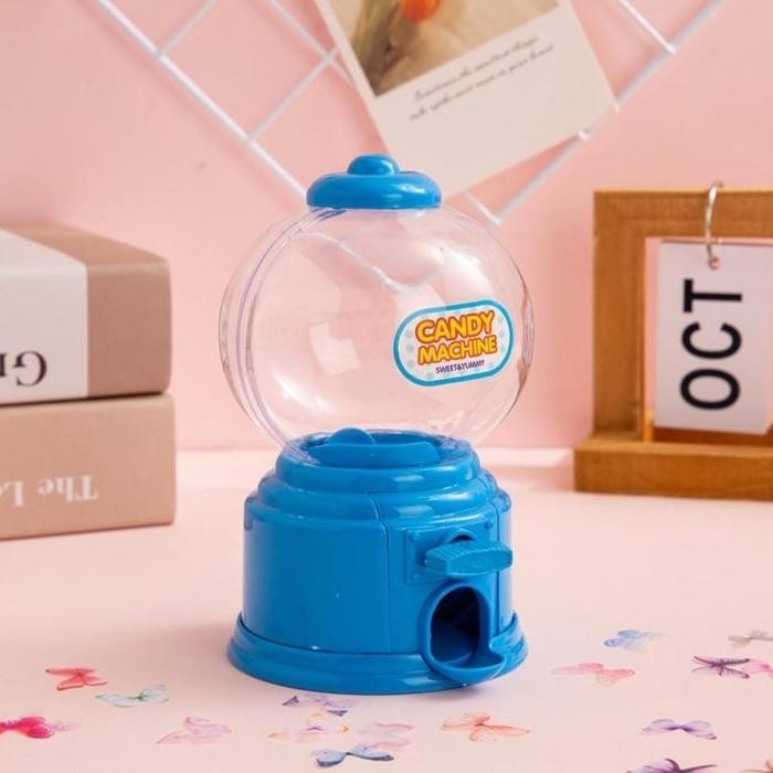 Premium Mainan Candy Machine Dispenser Mesin / Mainan Anak Capsule Machine Mesin / Mini Gumball