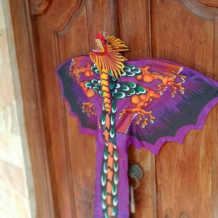 layang layang naga kain 3 dimensi/layangan kain naga/layangan bali