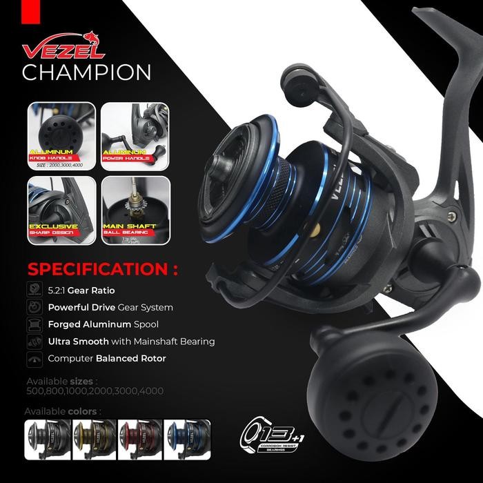 Reel Vezel Champion 2000 power handle