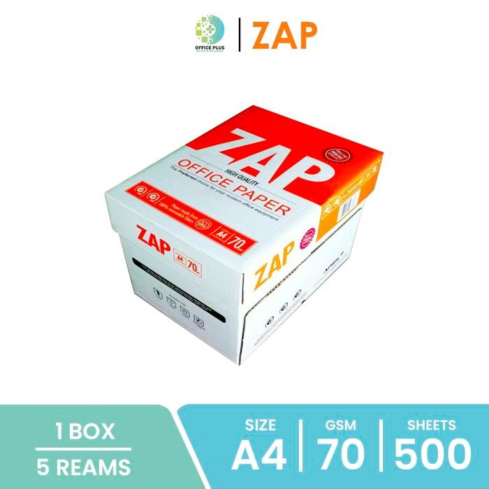 

Terlaris Kertas Hvs A4 70Gr Zap Fotokopi Fotocopy Print Photocopy Paper