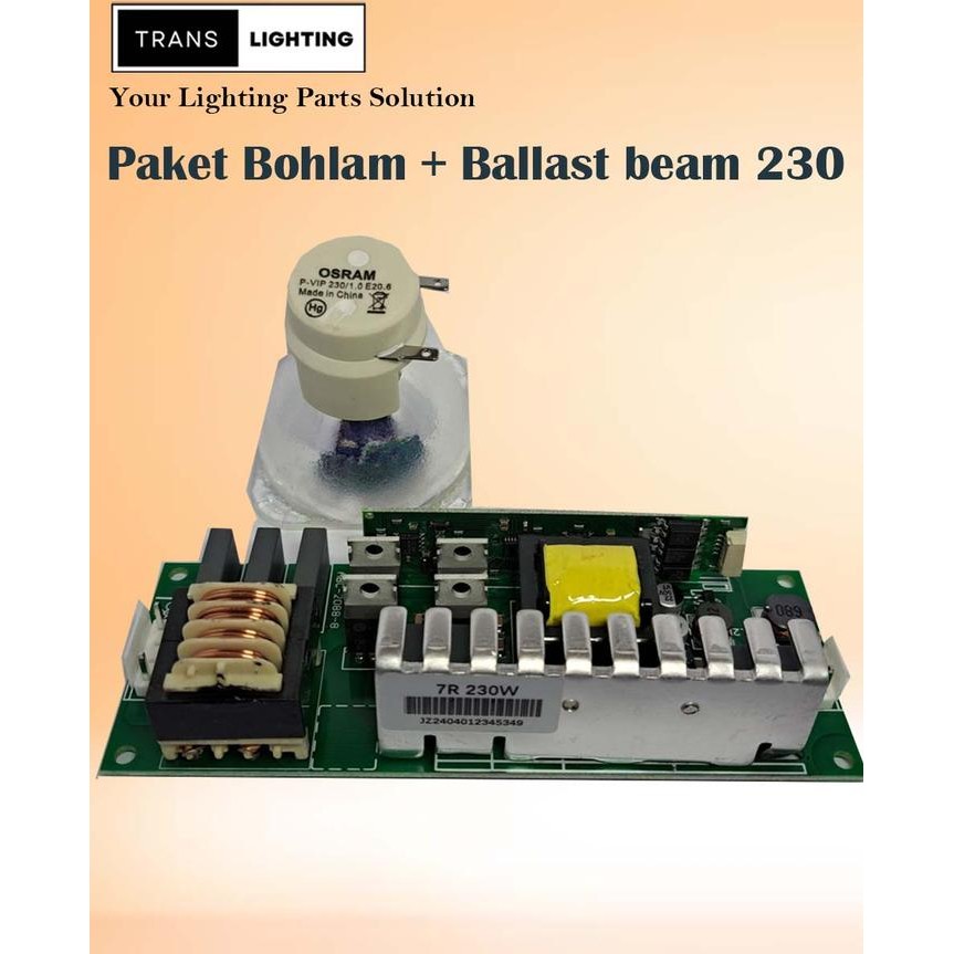 Paket Bohlam Beam 230W 7R include Balast Beam 230W 7R
