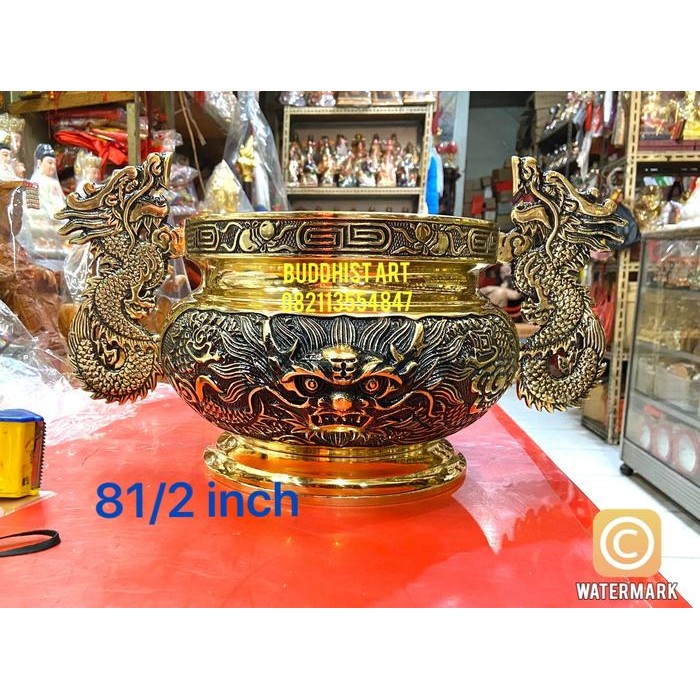 Hiolo taiwan kuningan 81/2 inch kuping naga