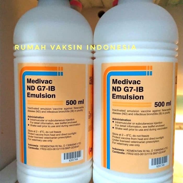Vaksin Ayam ND G7 IB 500 ml
