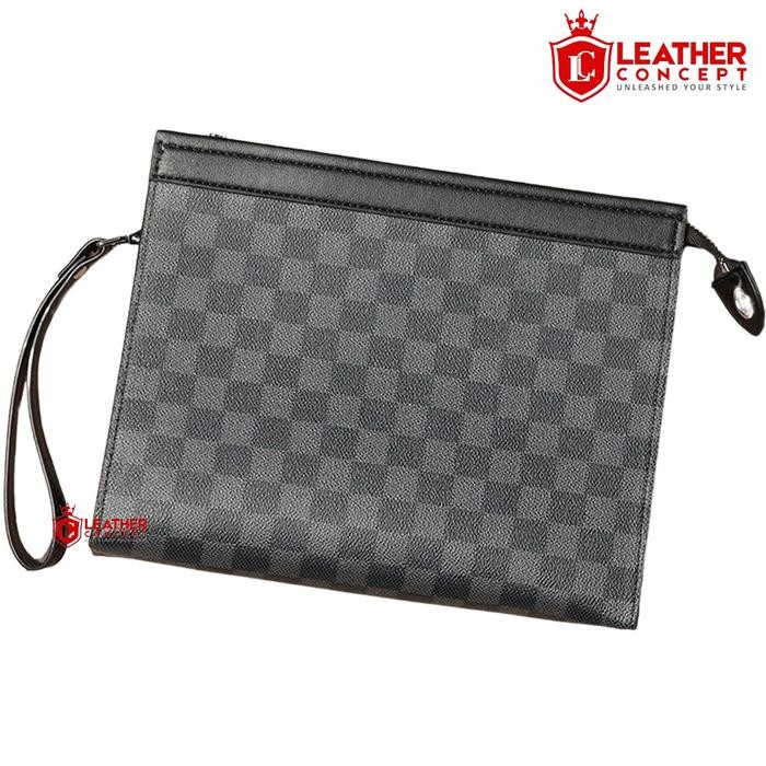 Eiger Wallets - Rossihitam Tas Tangan Pria Premium Clutch Kulit Pria Clutch Trendy Pria Rossi Hitam