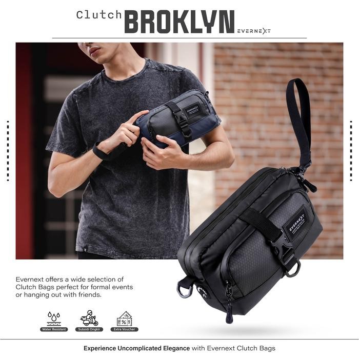 Eiger Wallets - Pouch Bag Pria Hand Bag Waterproof Clutch Bag Broklyn Sling Bag Pria