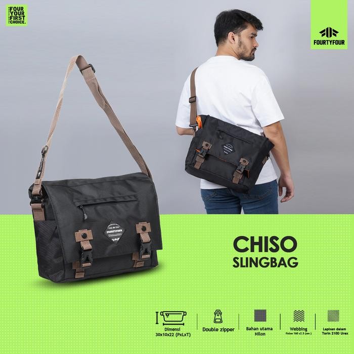 Eiger Wallets - Chiso Tas Selempang Pria Wanita Casual Sling Bag Premium