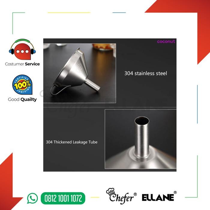 Corong Dapur Serbaguna/ Funnel / Stainless Steel