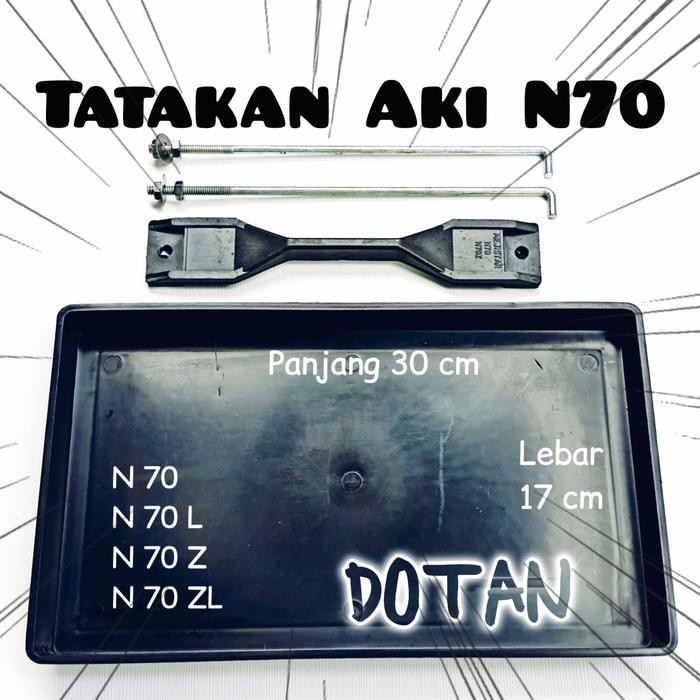 Pilihan- Tatakan Aki N70 Accu Tatakan Aki N 70