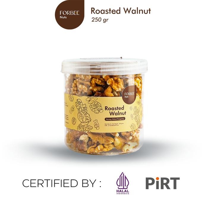 

ORIGINAL Kacang Walnut Panggang Forbee 250g Roasted Walnut Cemilan Sehat Kacang Kacangan Snack Sehat