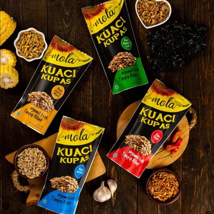 

ASLI Paket 4 pcs Mola Kuaci Kupas Panggang Murah Bebas Pilih Rasa READY STOCK