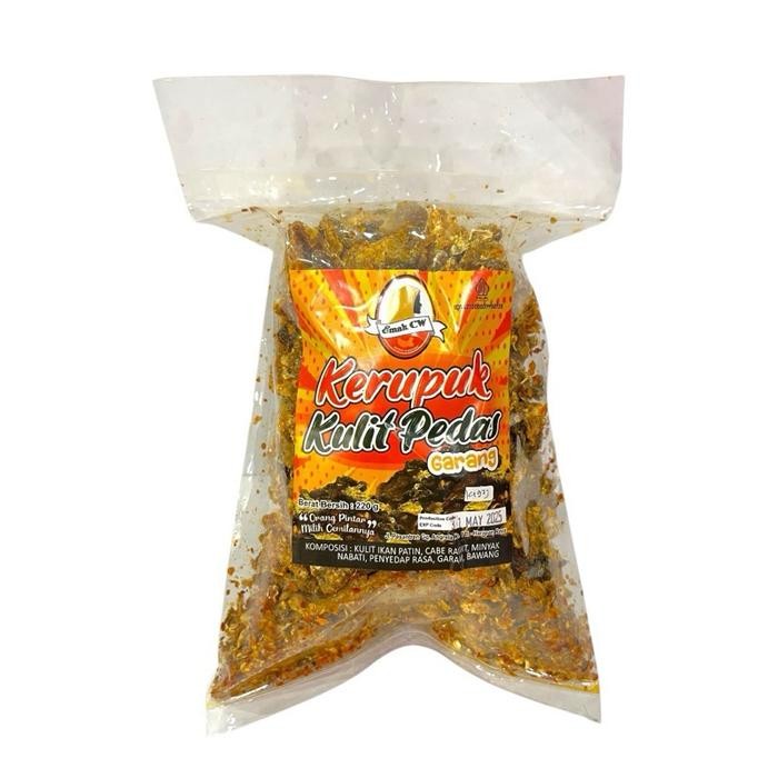 

ASLI Emak Cw - Kulit Ikan Pedas Garang Plastik 225g READY STOCK
