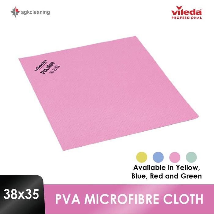 Kleaner Living - Pva Microfibre Cloth - Kain Lap Microfibre - Lap Kanebo (Pva) Pink