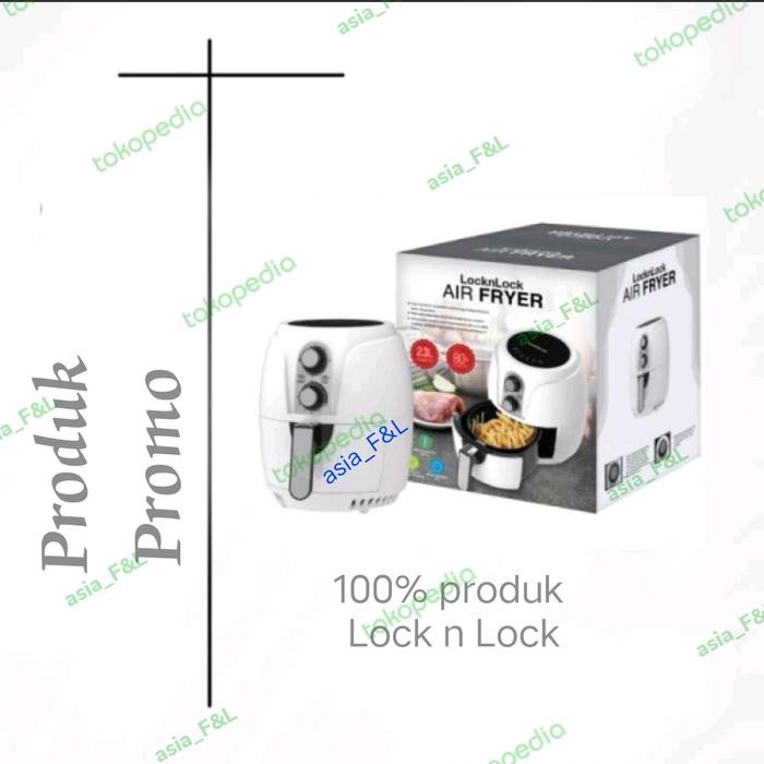 Jual Rugi Lock N Lock Air Fryer White Series 2.3 L
