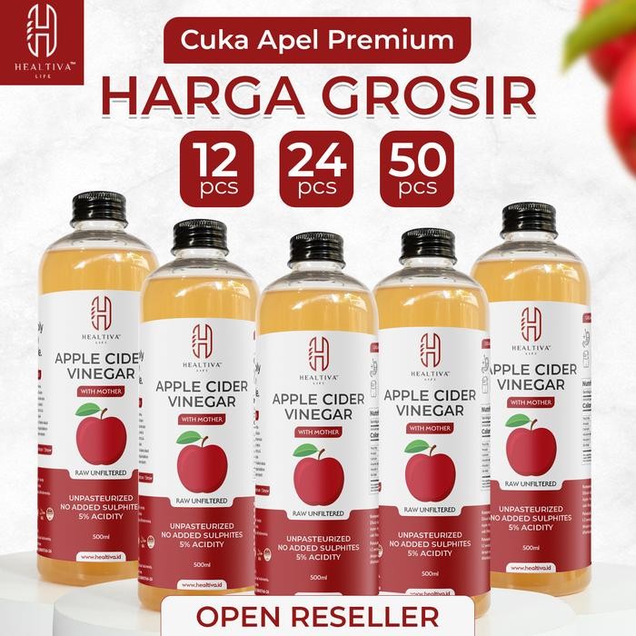 

Pilihan- Healtiva Grosir Cuka Apel 500 Ml Cuka Apel Premium Apple Cider