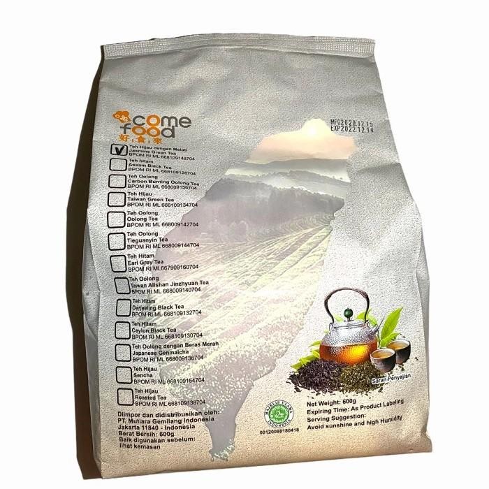 

Pilihan- Come Food Tea Leaf Taiwan Jasmine Green Tea 600Gr Greentea