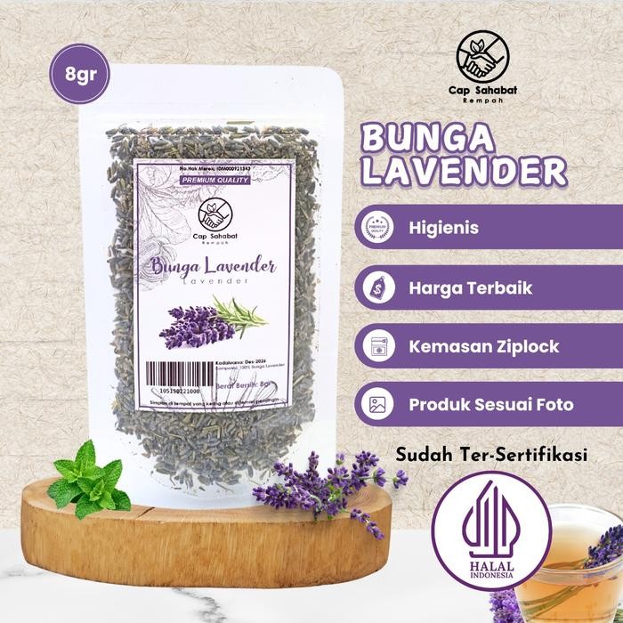 

Pilihan- Cap Sahabat - Lavender Premium Tea In Jar