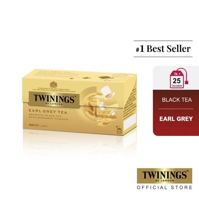

Pilihan- Twinings Teh Hitam Celup Rasa Bergamot Earl Grey Tea 25X2Gr
