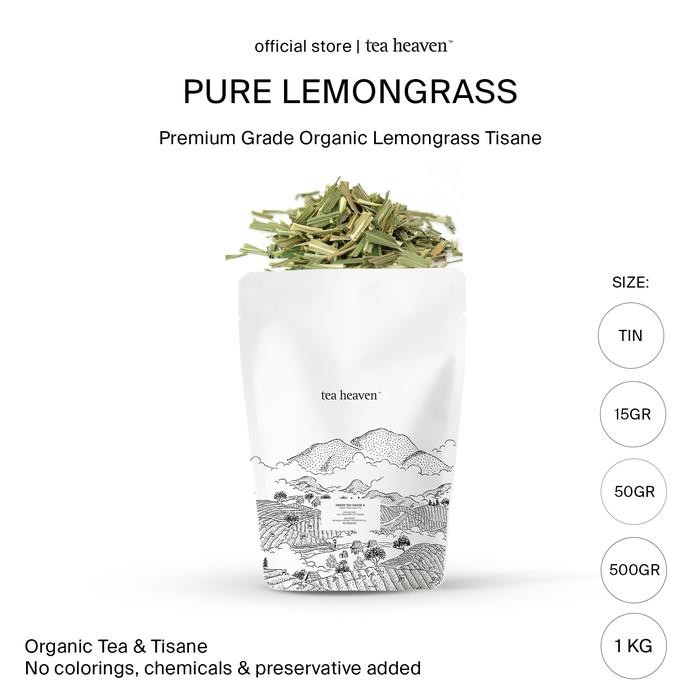 

Pilihan- Lemongrass Tea Organic Teh Sereh Murni Organik Tea Heaven Premium