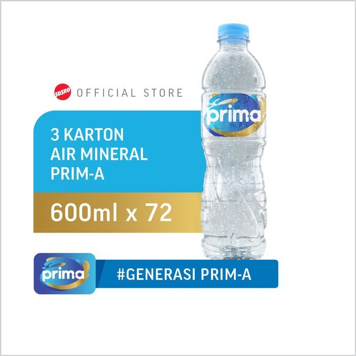 

Pilihan- 3 Karton Prim-A Botol 600Ml X 24 Pcs, Total 72 Pcs