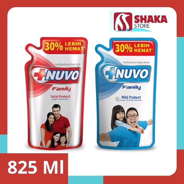 Pilihan- Nuvo Sabun Cair 825Ml/800Ml / Nuvo Sabun 825Ml