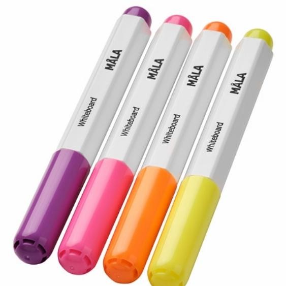 

1Set Isi 4Pcs Spidol Papan Tulis Aneka Warna Cantik _Original