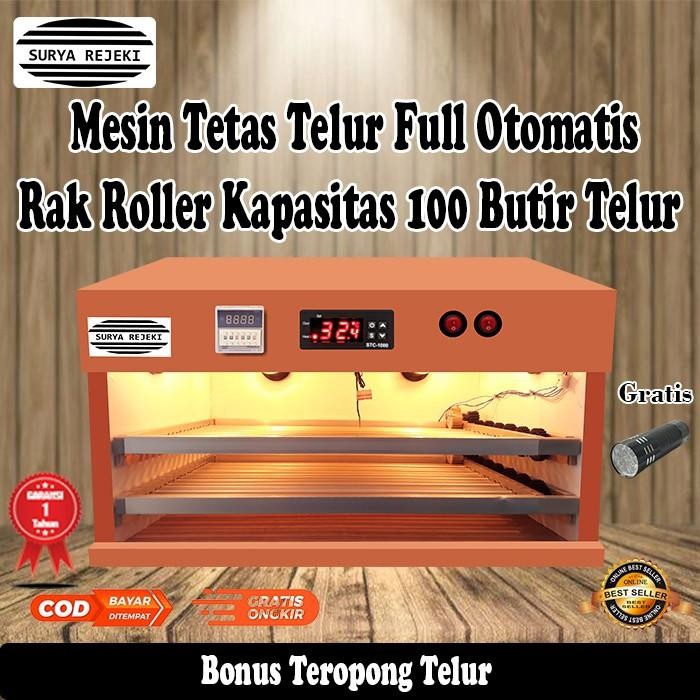 Mesin Tetas Telur Otomatis Kapasitas 100 Butir Telur Ayam,Bebek,Burung