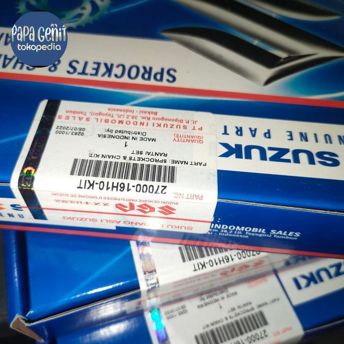 Terbaru Gear Set Shogun Fl 125 Original