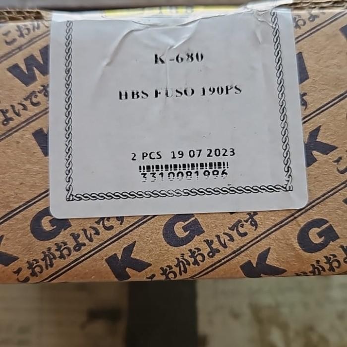 Jual Kampas Rem Tangan / Hand Brake Shoe Kgw K-680 Fuso Ps190 Ps 190