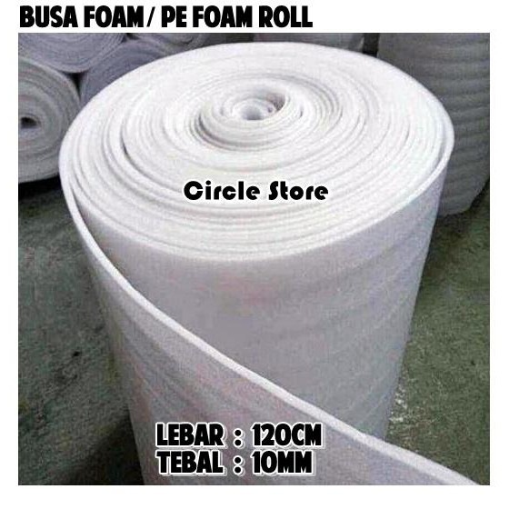 Pilihan- Busa Foam / Underlayer Foam Pe Foam Roll Lebar 120Cm Tebal 10Mm