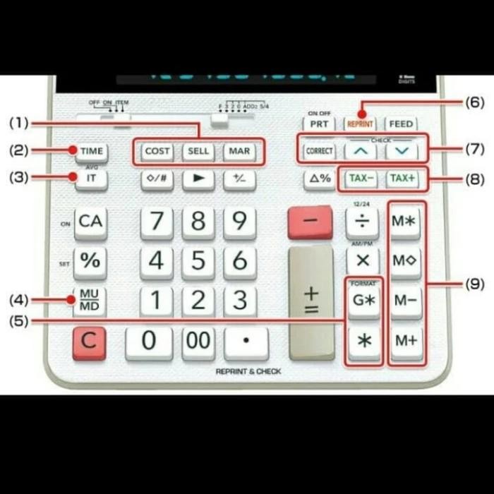 

Calculator Casio Fr2650Rc Calculator Struk Printing Garansi 1 Tahun