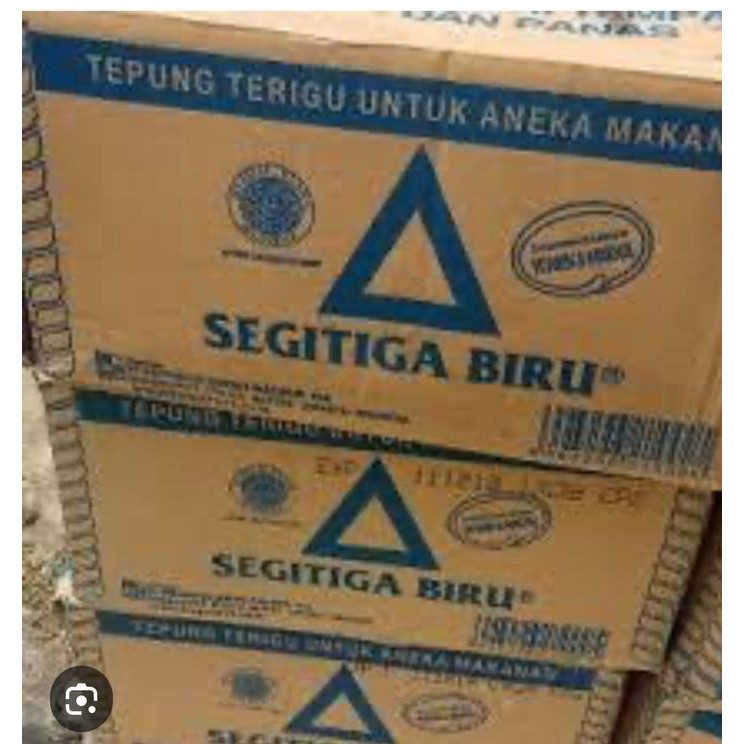 

SEGITIGA BIRU TEPUNG TERIGU 1 DUS KEMASAN 1 KG ISI 12 PCS PALING MURAH