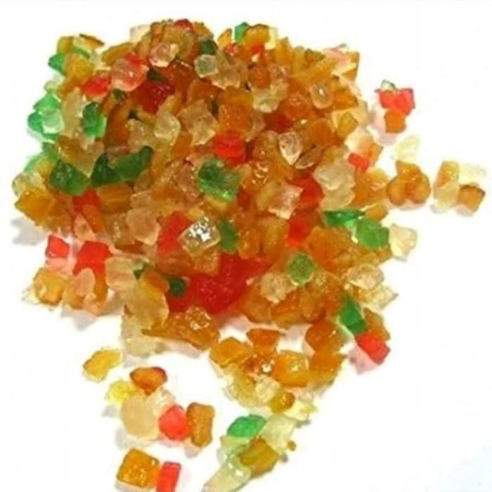 

Potongan Buah Kering Mix Fruit Cake Repack 500gr