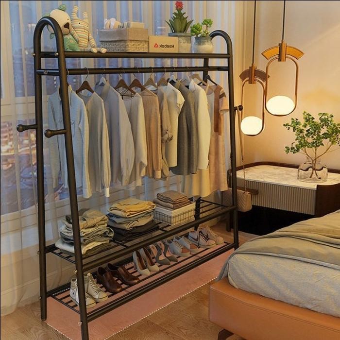 Informa Luxe - Gantungan Baju Rak Lemari Pakaian Sepatu Stand Hanger Portable Koper