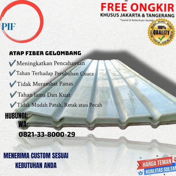 DISKON ATAP PENERANGAN, ATAP BENING, ATAP FIBER TRANSPARAN, ATAP FIBERGLASS