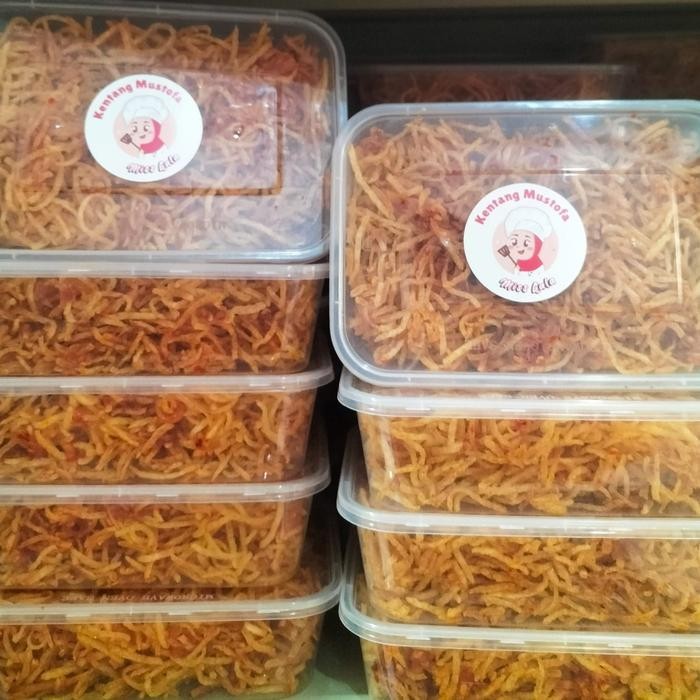 

TERMURAH kentang mustofa enak renyah manis gurih pedas sedang READY STOCK