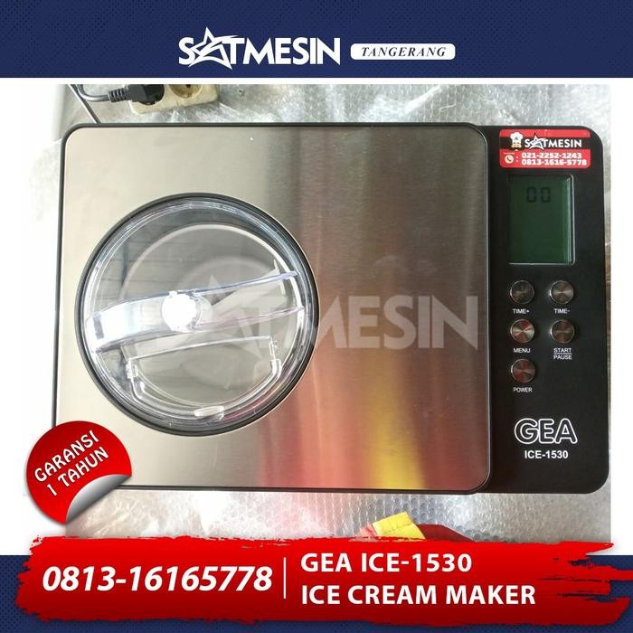 Promo Jual Murah Ice Cream Maker Gea Ice-1530 / Mesin Pembuat Es Krim Termurah