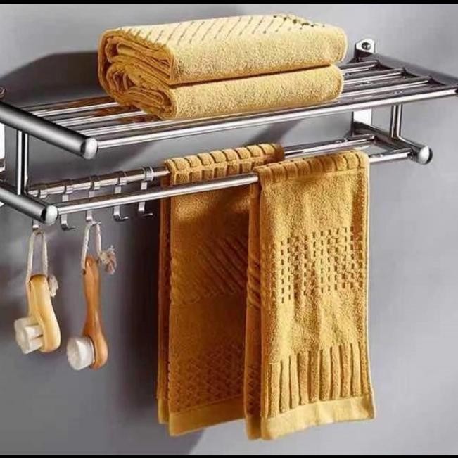 Ikea Livien - Rak Handuk / Jemuran Handuk / Gantungan Handuk Rak Dinding Stainless