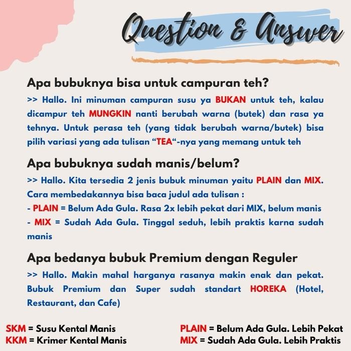 

Promo [500Gr Javaland] Bubuk Minuman Aneka Rasa Serbuk Minuman Boba Kekinian 500Gr Terjamin