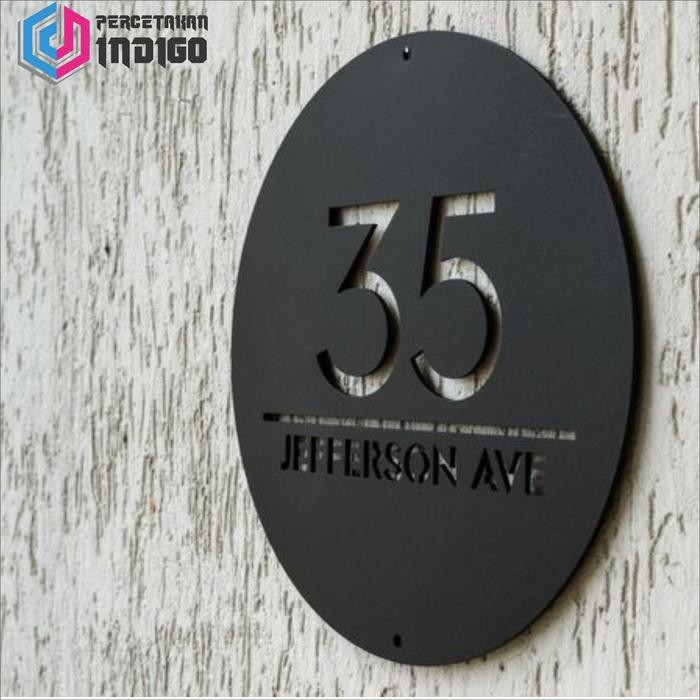 

Readyyy sign costom nomor rumah aklirik papan alamat nomor rumah acrylic bulat Terbaru