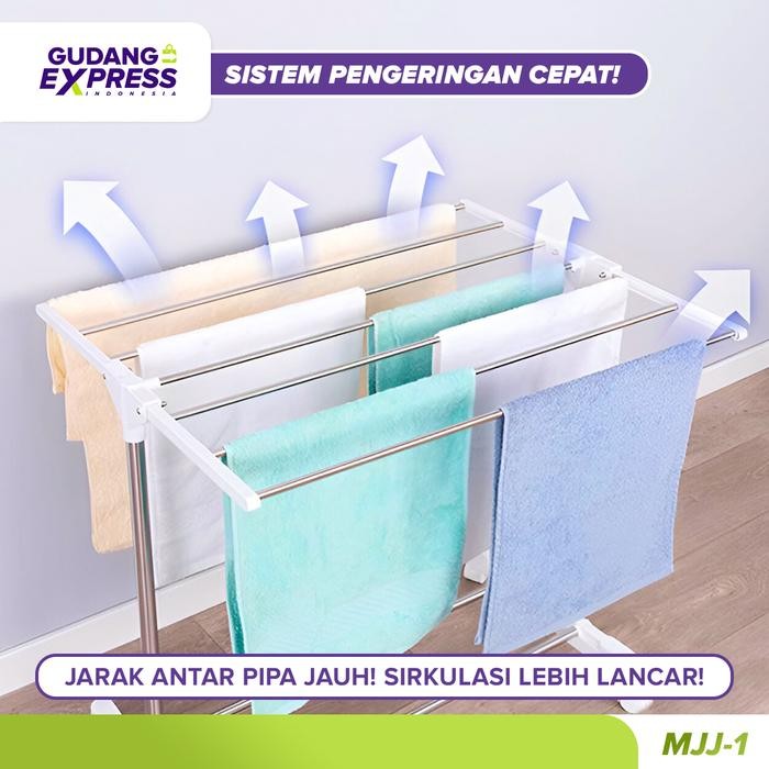 Ikea Livien - Jemuran Handuk Lipat Bahan Abs Dan Stainless