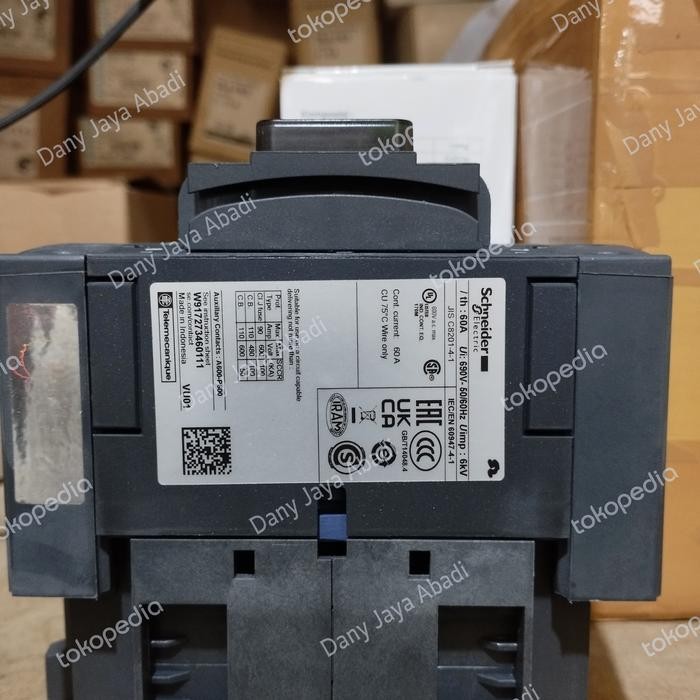 Populer Kontaktor Schneider Lc1Dt60Am7 4P 60A 220V Lc1Dt60 Lc1Dt60A Terlariss !!